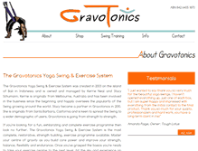 Tablet Screenshot of gravotonics.com